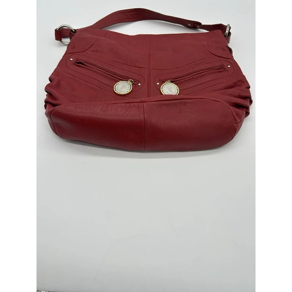 Tignanello 20th anniversary red leather Hobo shoulder bag‎